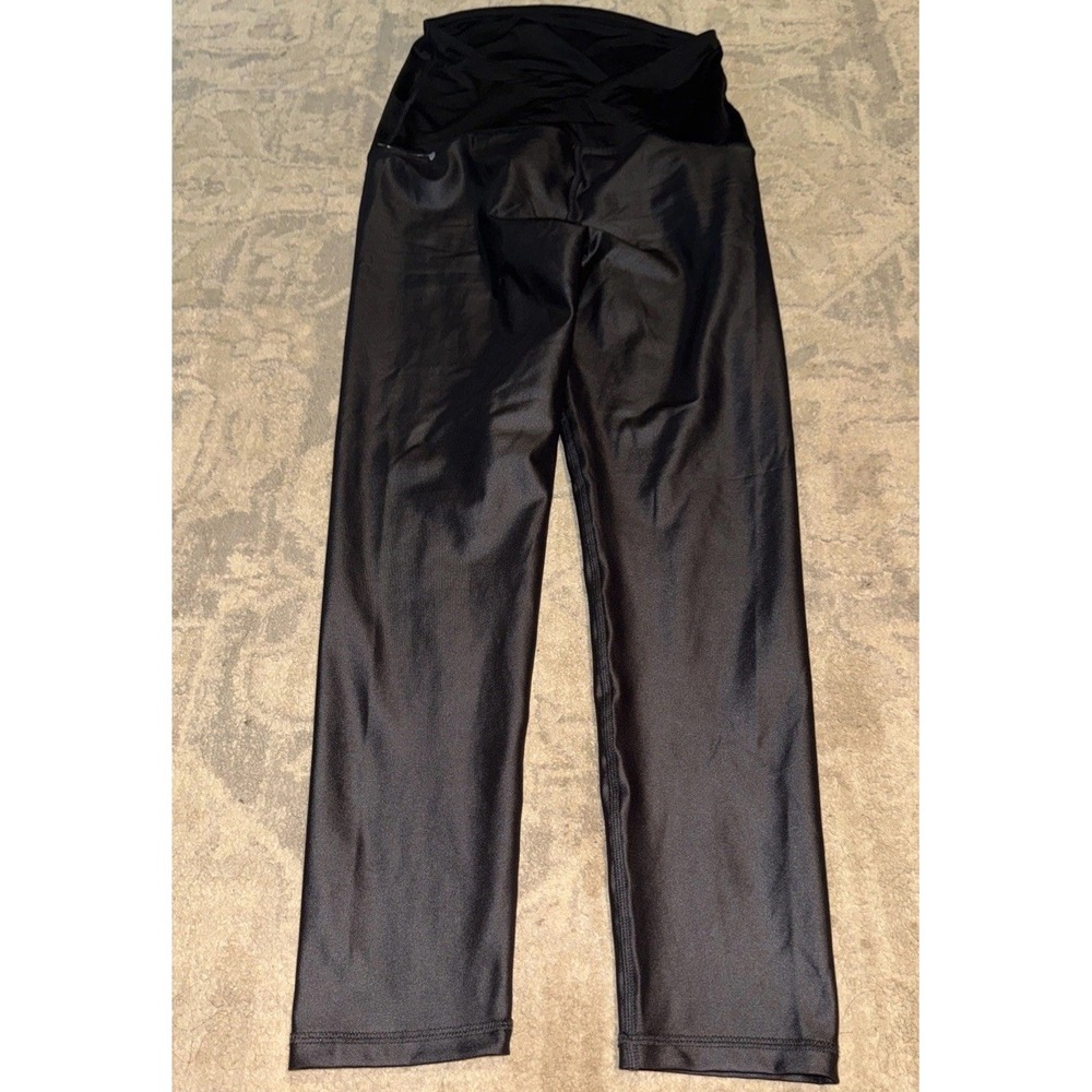 Isabel Maternity Active Leggings Pants Black, Size Medium NWOT‎